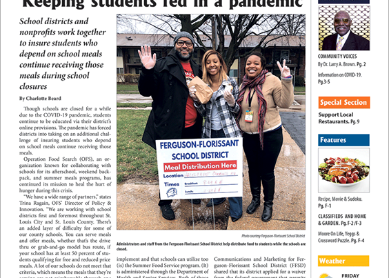 Front page of Community News